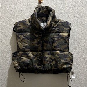 Better Be Camouflage Puffer Vest